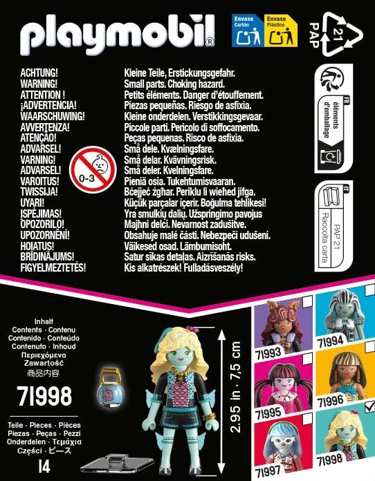 Playmobil Monster High Lagoona Blue & Neptuna 71998 |Figür ve Aksesuar Seti