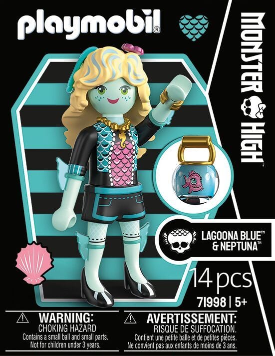 Playmobil Monster High Lagoona Blue & Neptuna 71998 |Figür ve Aksesuar Seti