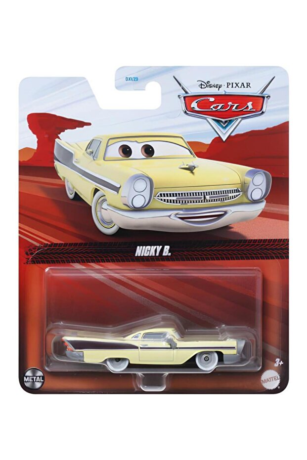 Disney Pixar Cars Nicky B. Metal Araba | Mattel Karakter Oyuncak Araç GKB14