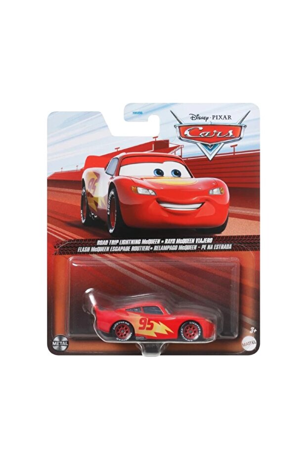 Disney Pixar Cars Şimşek McQueen Road Trip Metal Araba | Mattel DXV29 - HKY34