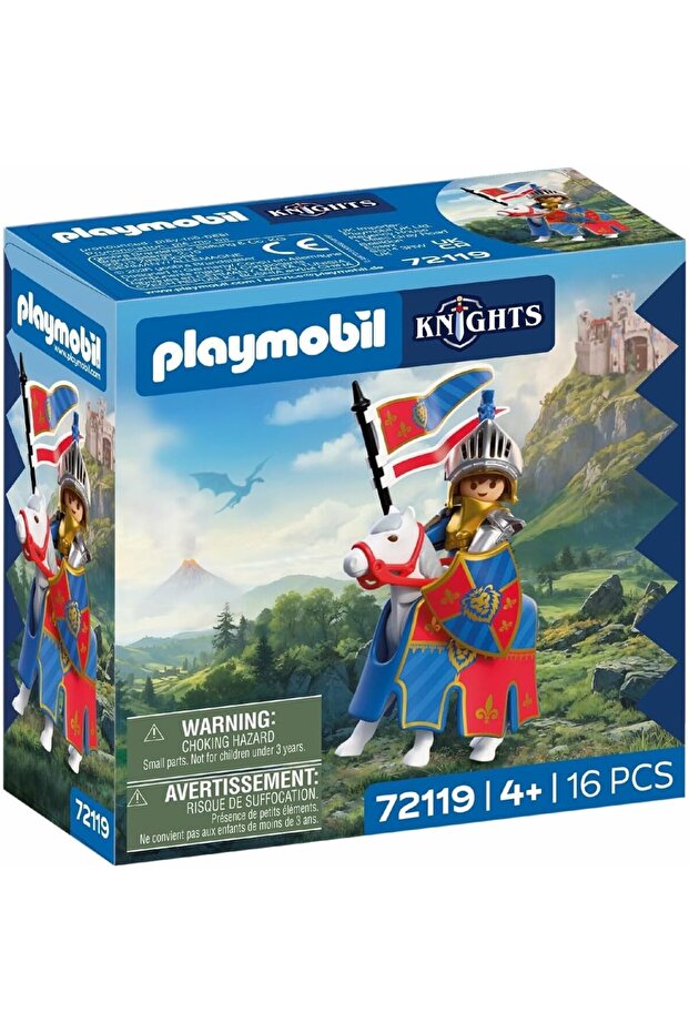 Playmobil Knights 72119 Atlı Şövalye 16 Parça | At, Figür ve Şövalye Aksesuarları