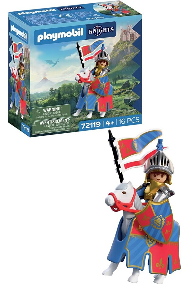 Playmobil Knights 72119 Atlı Şövalye 16 Parça | At, Figür ve Şövalye Aksesuarları