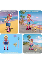 Playmobil Barbie Patenli Barbie ve Köpeği Taffy 72126 | 9 Parça Figür ve Aksesuar Seti