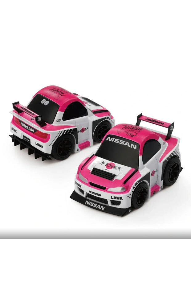 Mini GT Qube Carz Nissan Silvia S15 LB-Super Silhouette Auto Finesse SEMA 2023 Model Araba | 006 Blister Paket