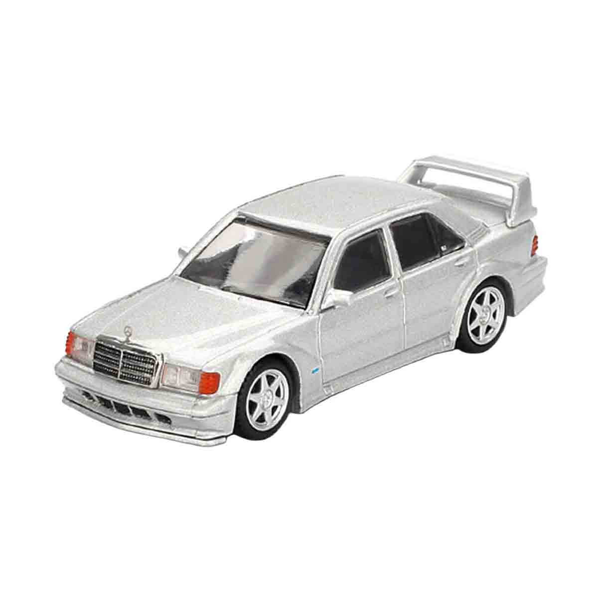 Mini GT Mercedes-Benz 190E 2.5-16 Evolution II Astral Silver 1:64 Diecast Model Araba | MGT00852