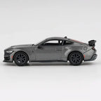 Mini GT Ford Mustang Dark Horse 2024 Carbonized Gray 1:64 Diecast Model Araba | MGT00957-BL