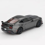 Mini GT Ford Mustang Dark Horse 2024 Carbonized Gray 1:64 Diecast Model Araba | MGT00957-BL
