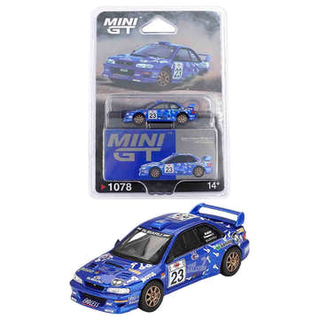 Mini GT Subaru Impreza WRC99 #23 2000 Acropolis Rally Mavi 1:64 Diecast Model Araba | MGT01078