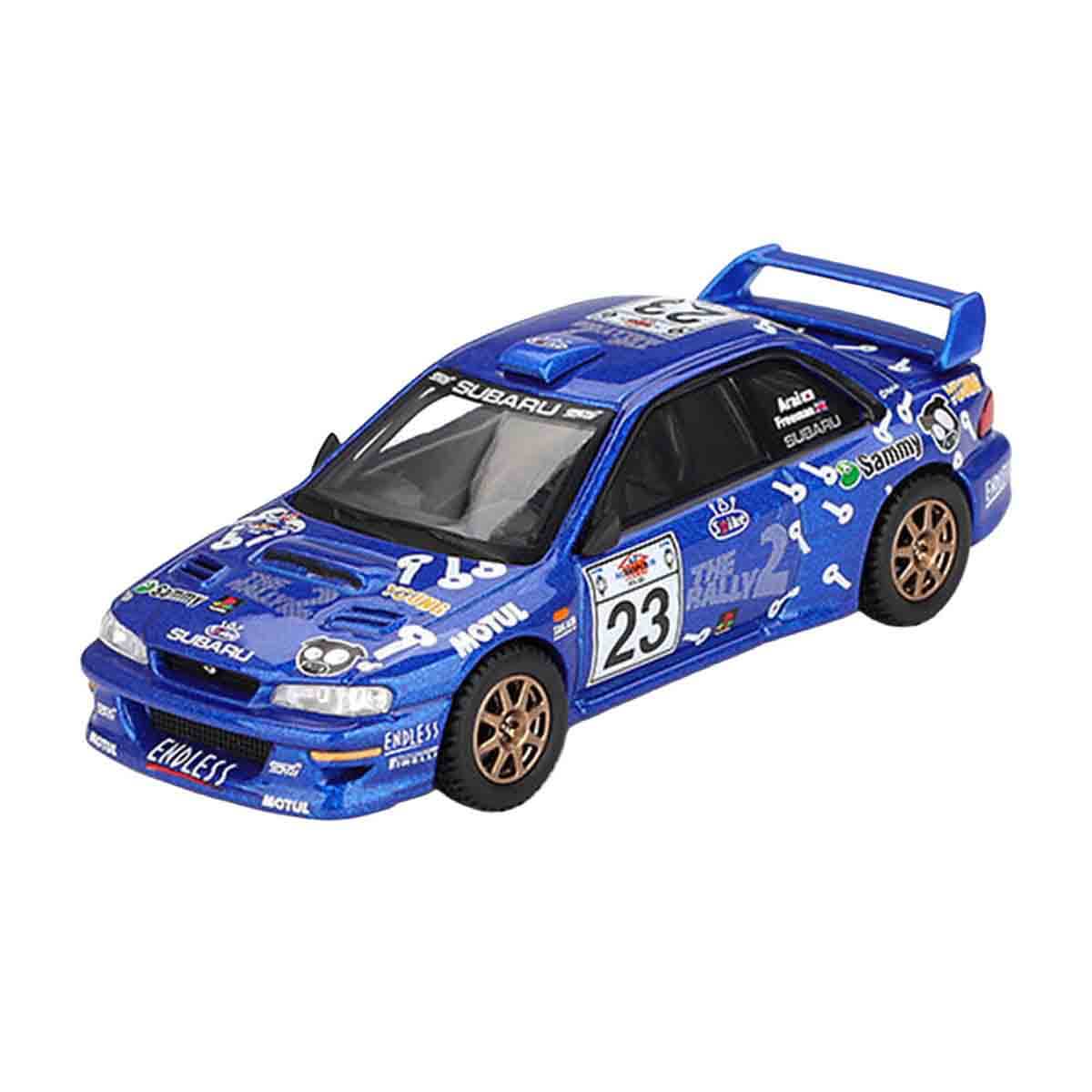 Mini GT Subaru Impreza WRC99 #23 2000 Acropolis Rally Mavi 1:64 Diecast Model Araba | MGT01078