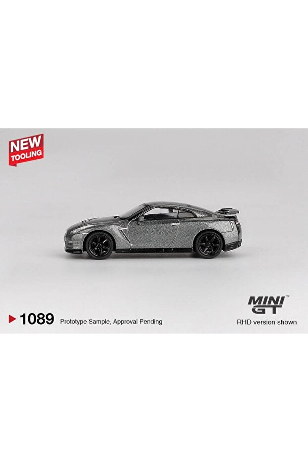 Mini GT Nissan GT-R R35 2013 NISMO CRS Version Dark Metal Gray 1:64 Diecast Model Araba | MGT01089