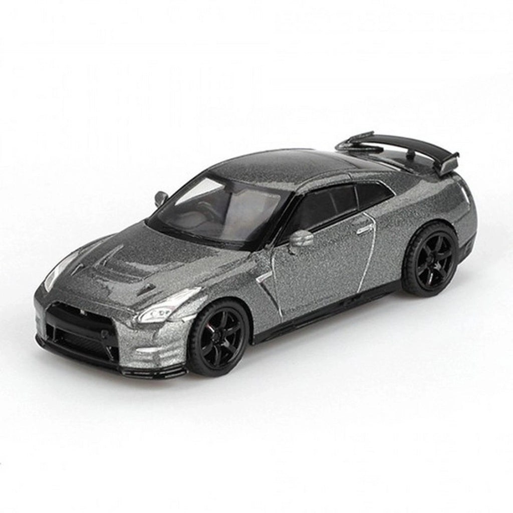 Mini GT Nissan GT-R R35 2013 NISMO CRS Version Dark Metal Gray 1:64 Diecast Model Araba | MGT01089