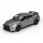 Mini GT Nissan GT-R R35 2013 NISMO CRS Version Dark Metal Gray 1:64 Diecast Model Araba | MGT01089