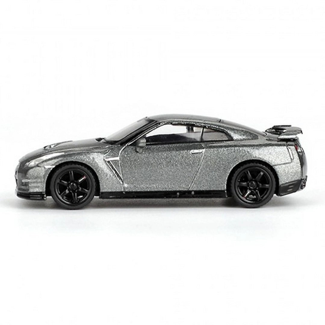 Mini GT Nissan GT-R R35 2013 NISMO CRS Version Dark Metal Gray 1:64 Diecast Model Araba | MGT01089