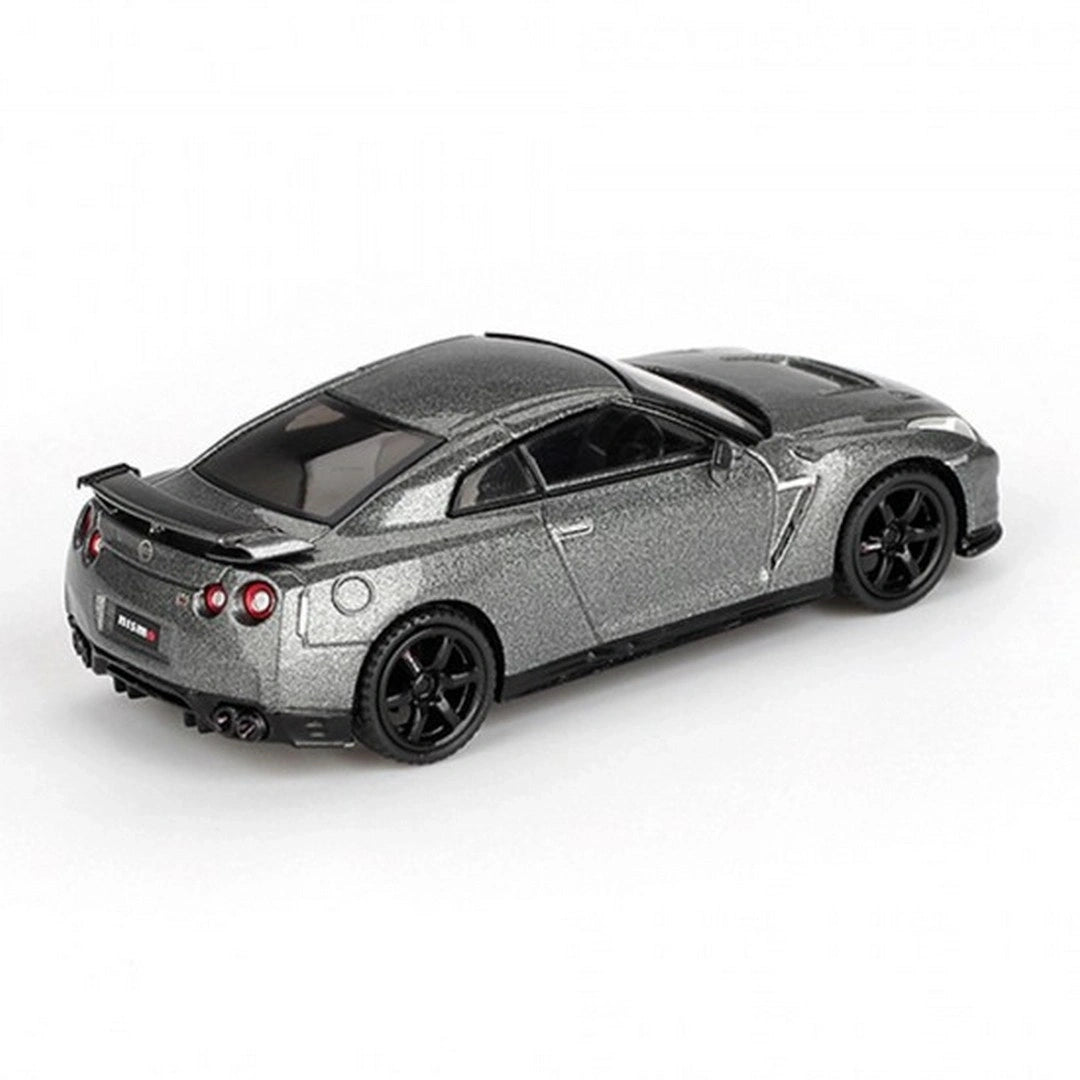 Mini GT Nissan GT-R R35 2013 NISMO CRS Version Dark Metal Gray 1:64 Diecast Model Araba | MGT01089
