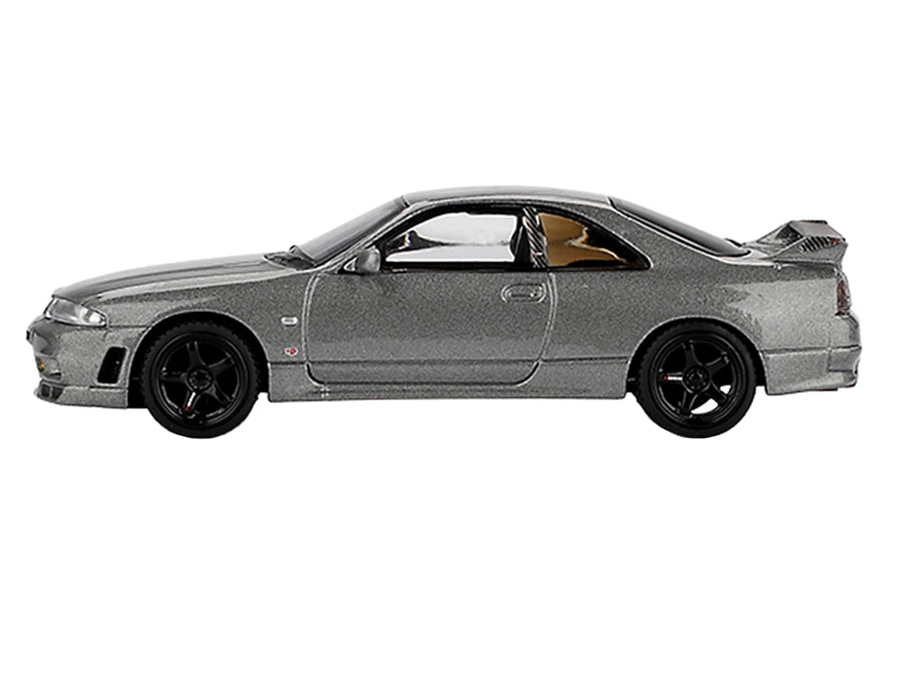 Mini GT Nissan Skyline GT-R R33 NISMO BCNR33 CRS Version Dark Metal Gray 1:64 Diecast Model Araba | MGT01128