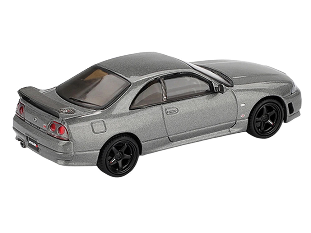 Mini GT Nissan Skyline GT-R R33 NISMO BCNR33 CRS Version Dark Metal Gray 1:64 Diecast Model Araba | MGT01128
