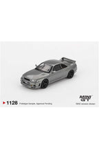 Mini GT Nissan Skyline GT-R R33 NISMO BCNR33 CRS Version Dark Metal Gray 1:64 Diecast Model Araba | MGT01128