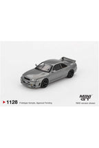 Mini GT Nissan Skyline GT-R R33 NISMO BCNR33 CRS Version Dark Metal Gray 1:64 Diecast Model Araba | MGT01128
