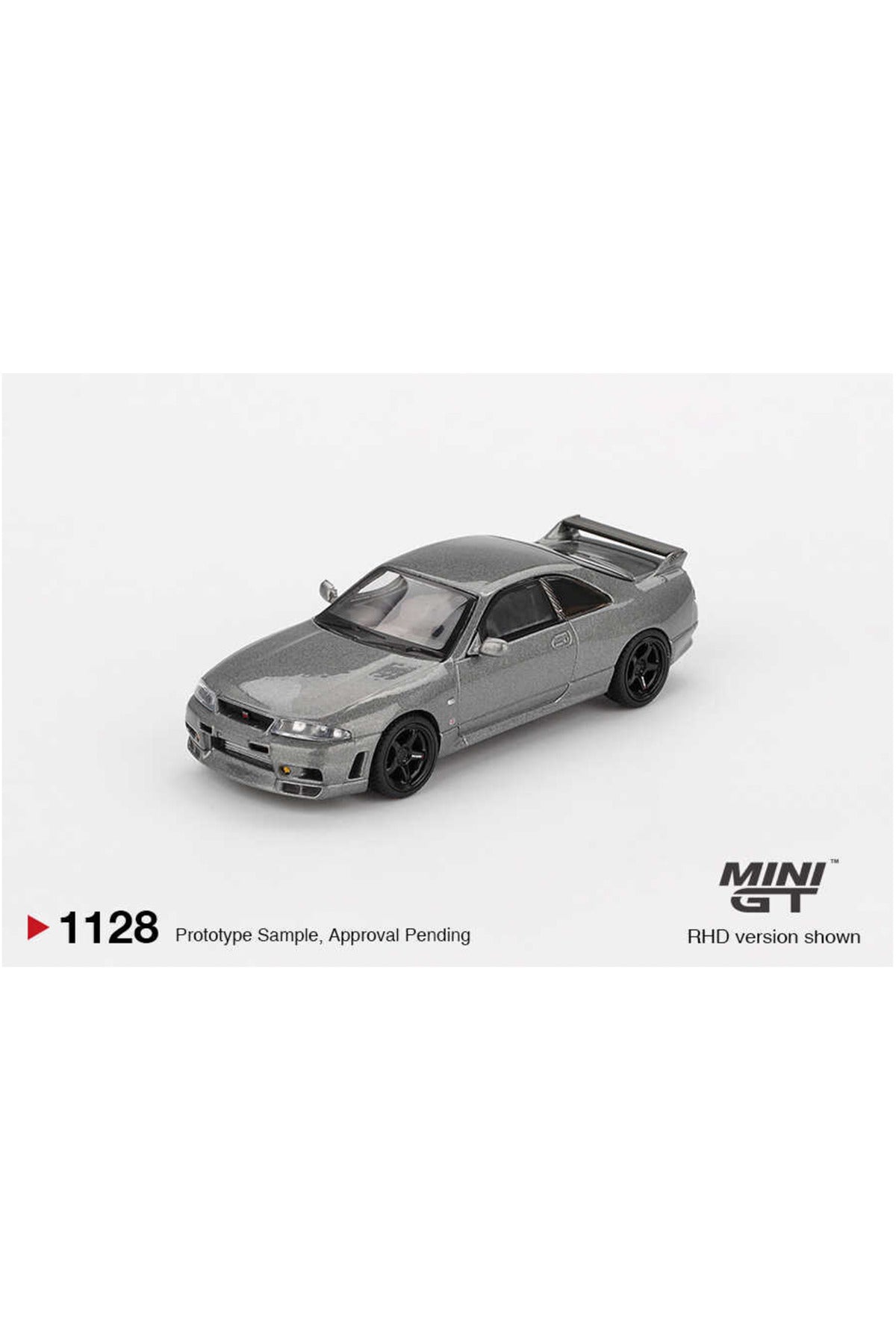 Mini GT Nissan Skyline GT-R R33 NISMO BCNR33 CRS Version Dark Metal Gray 1:64 Diecast Model Araba | MGT01128