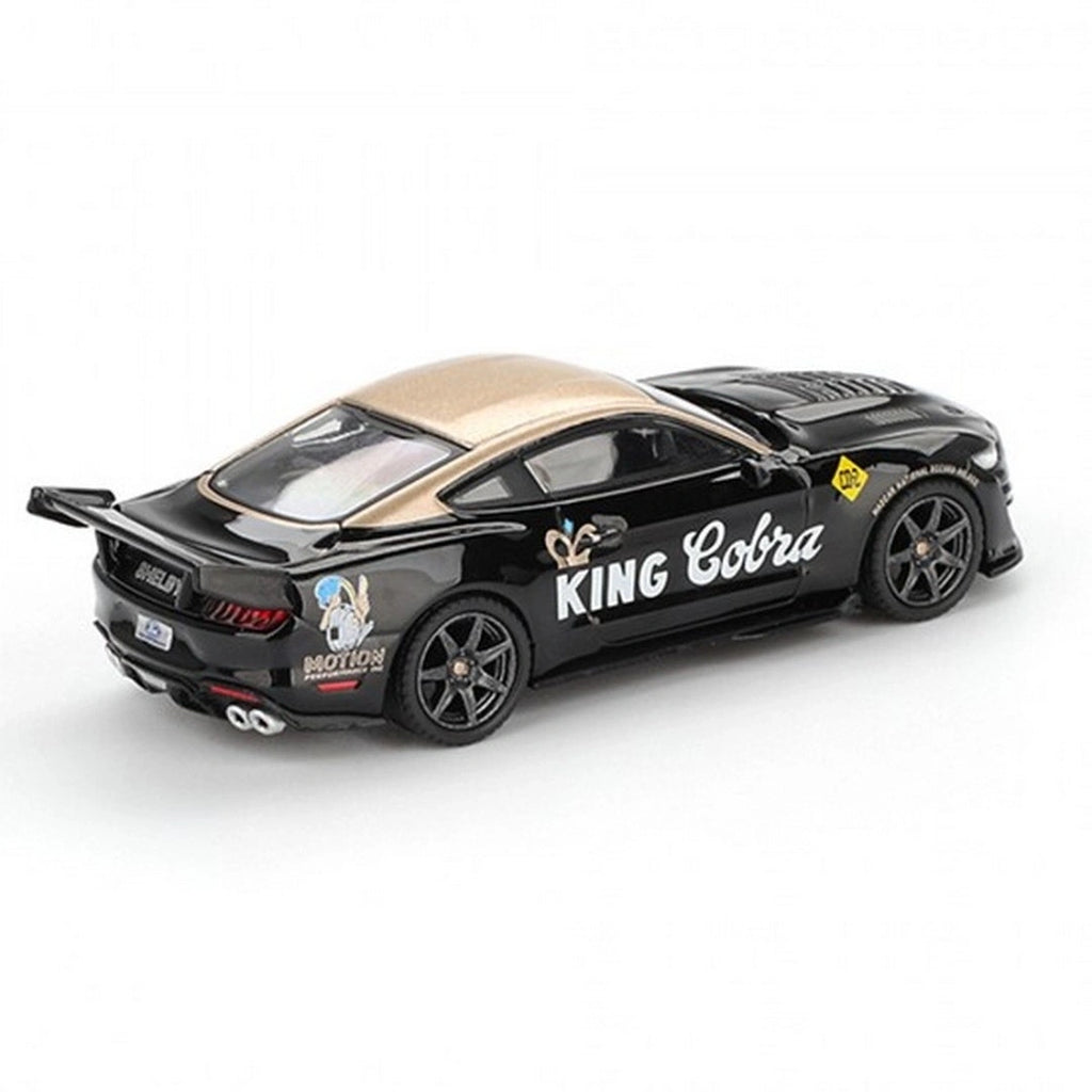 Mini GT Shelby GT500 Dragon Snake Concept Black/Gold 1:64 Diecast Model Araba | MGT01130