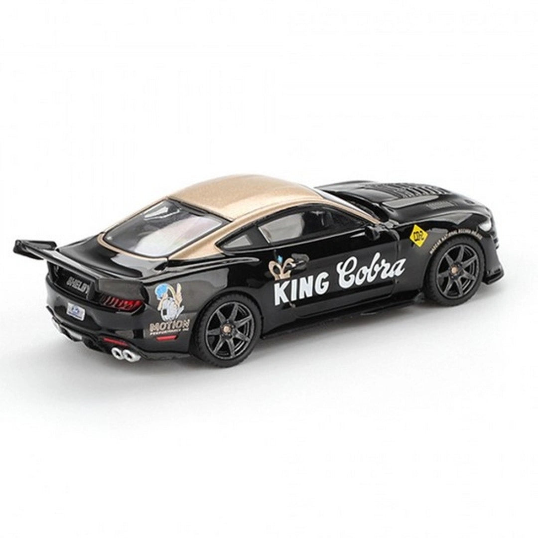 Mini GT Shelby GT500 Dragon Snake Concept Black/Gold 1:64 Diecast Model Araba | MGT01130