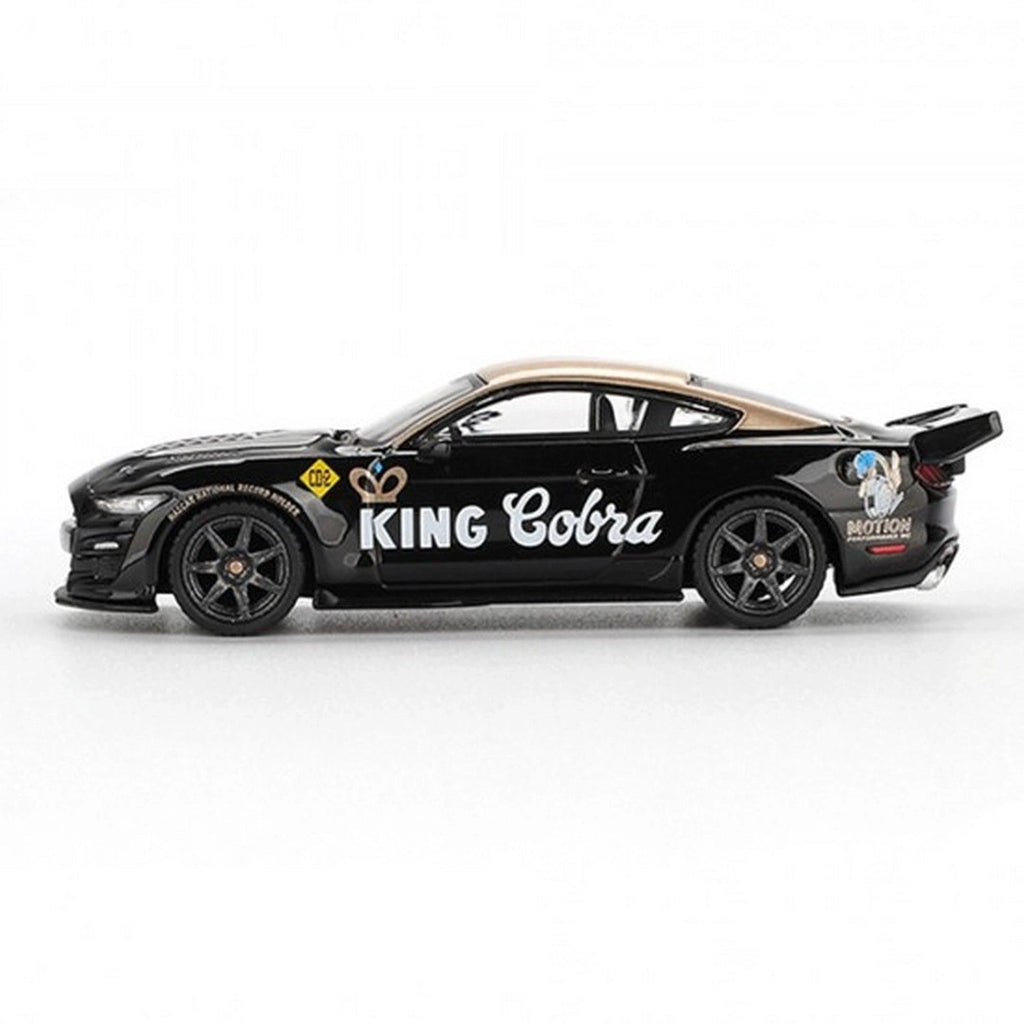 Mini GT Shelby GT500 Dragon Snake Concept Black/Gold 1:64 Diecast Model Araba | MGT01130