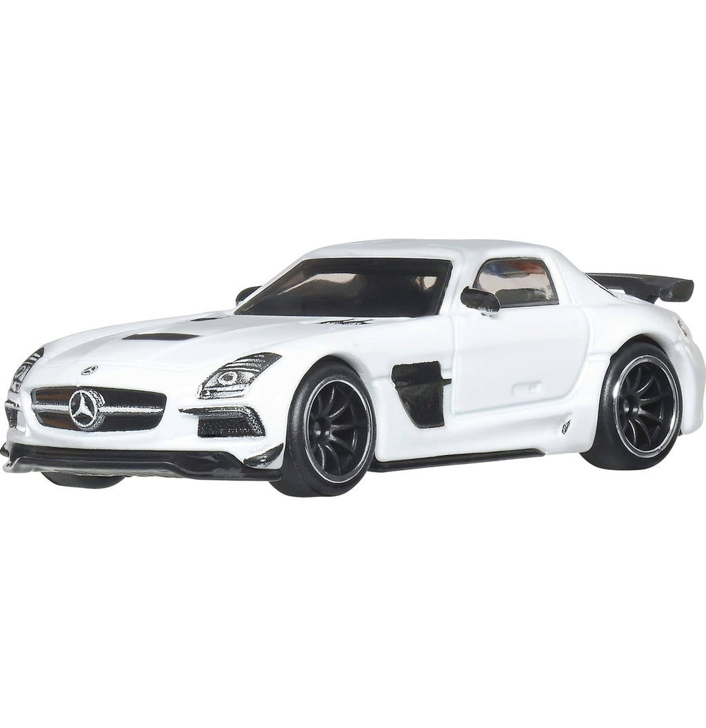 Hot Wheels Premium Fast & Furious Mercedes-Benz SLS AMG Coupé Black Series Beyaz 1:64 Model Araba | JHW65