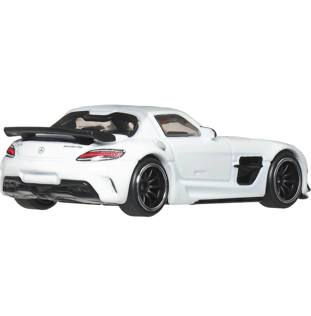 Hot Wheels Premium Fast & Furious Mercedes-Benz SLS AMG Coupé Black Series Beyaz 1:64 Model Araba | JHW65