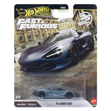 Hot Wheels Premium Fast & Furious McLaren 720S Metalik Mavi 1:64 Model Araba | JHW80