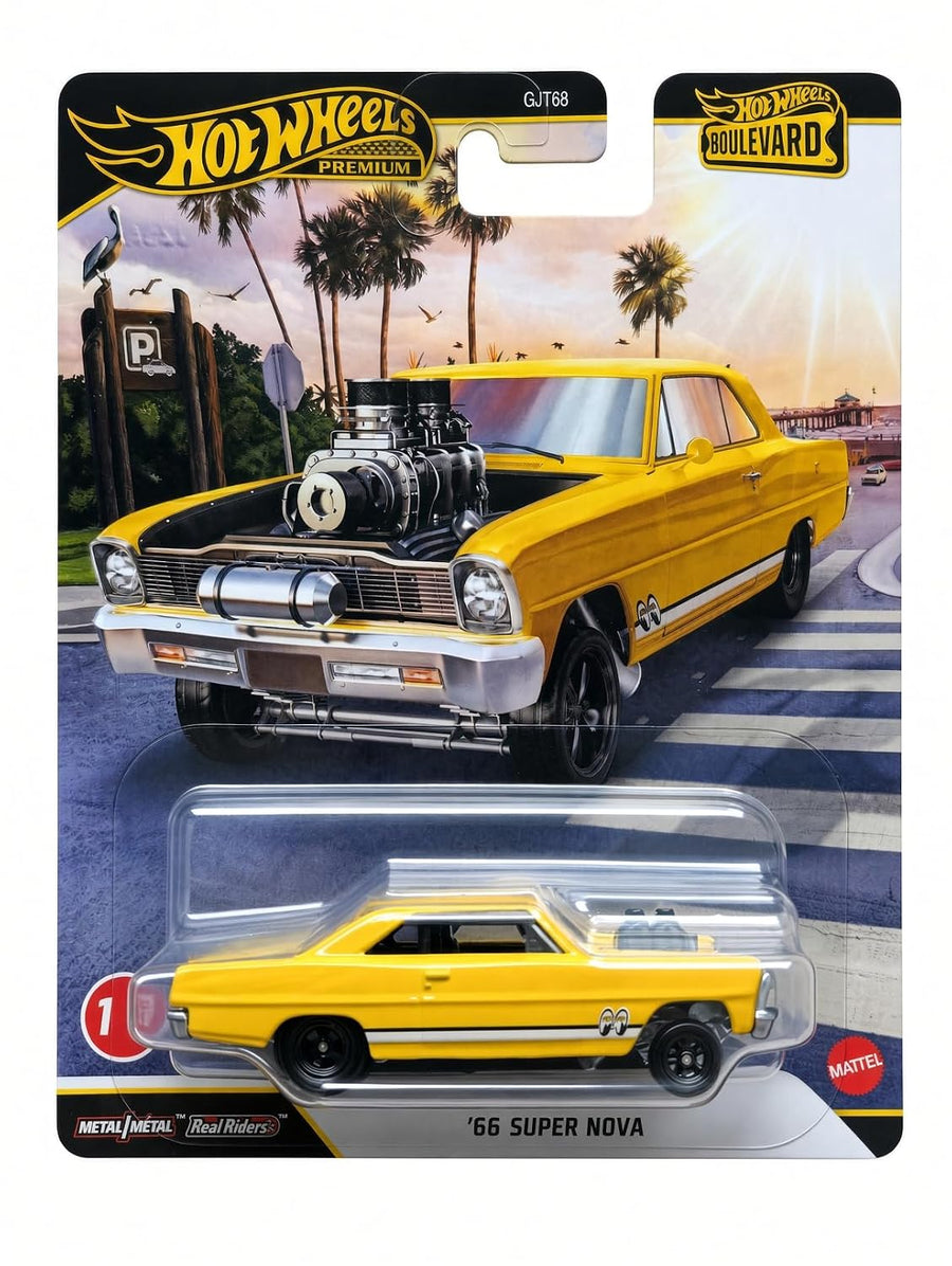 Hot Wheels Premium Boulevard ’66 Super Nova Sarı 1:64 Model Araba | JHW35 – No.157