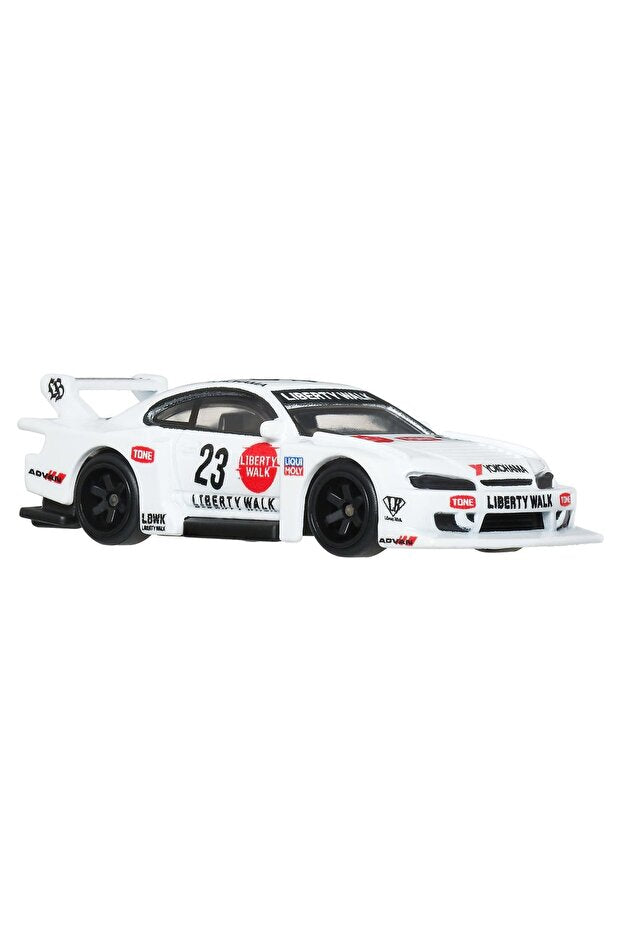 Hot Wheels Premium Car Culture Aéro Styles LB Super Silhouette Nissan Silvia S15 Beyaz #23 1:64 Model Araba | JKF34
