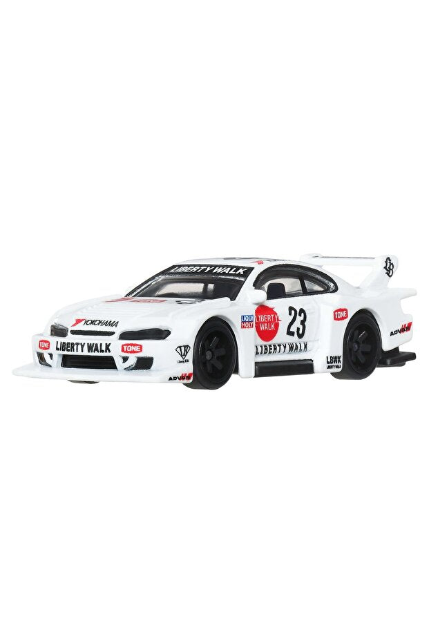 Hot Wheels Premium Car Culture Aéro Styles LB Super Silhouette Nissan Silvia S15 Beyaz #23 1:64 Model Araba | JKF34