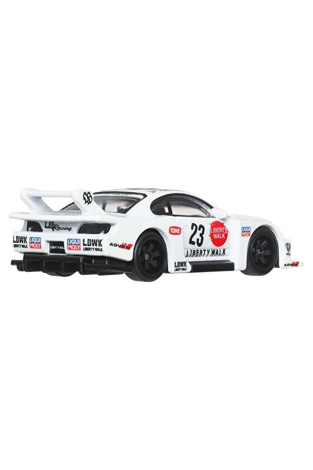 Hot Wheels Premium Car Culture Aéro Styles LB Super Silhouette Nissan Silvia S15 Beyaz #23 1:64 Model Araba | JKF34