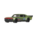 Hot Wheels Premium Car Culture Aéro Styles Custom ’70 Chevy Nova Haki Yeşil 1:64 Model Araba | JKF37