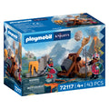 Playmobil Knights Dragon Knight Catapult 72117 | 43 Parça Ejderha Şövalyeleri Mancınık ve Figür Oyun Seti