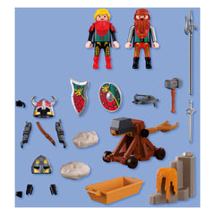 Playmobil Knights Dragon Knight Catapult 72117 | 43 Parça Ejderha Şövalyeleri Mancınık ve Figür Oyun Seti
