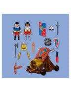 Playmobil Knights Lion Knights with Battle Cannon 72115 | 34 Parça Aslan Şövalyeleri Savaş Topu ve Figür Oyun Seti