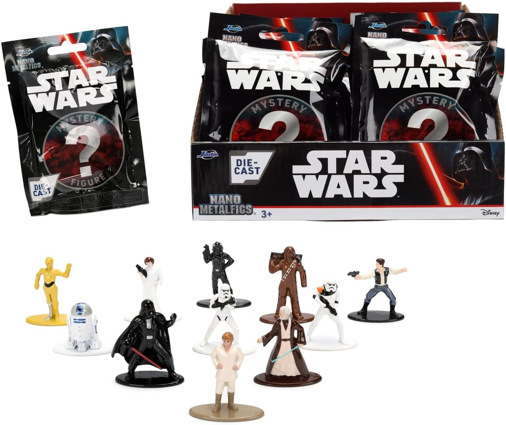 Jada Nano Metalfigs Star Wars Sürpriz Die-Cast Metal Figür – Mystery Paket (Karakter Sürprizi)
