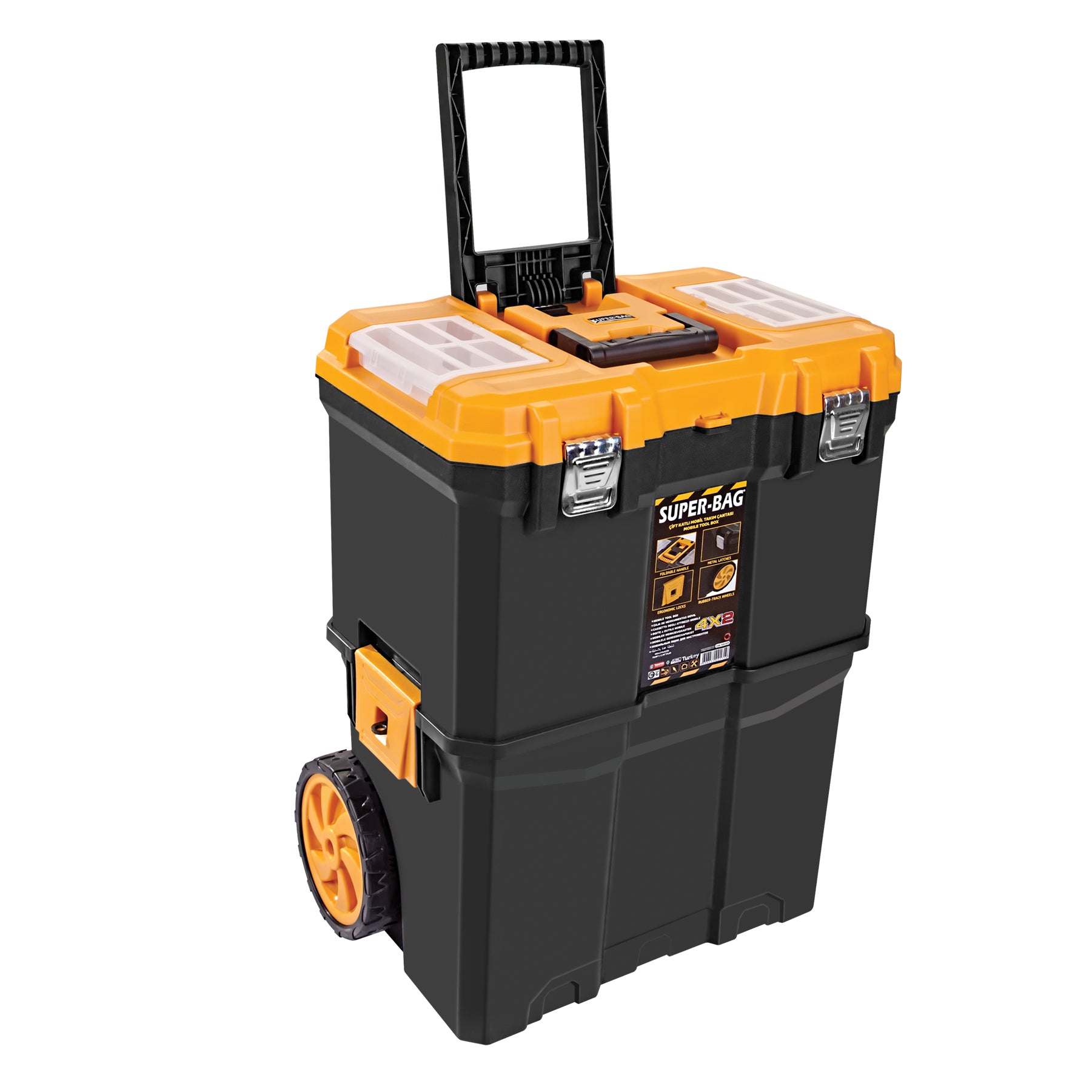 Super-Bag Çift Katlı Tekerlekli Takım Çantası (ASR-5039)