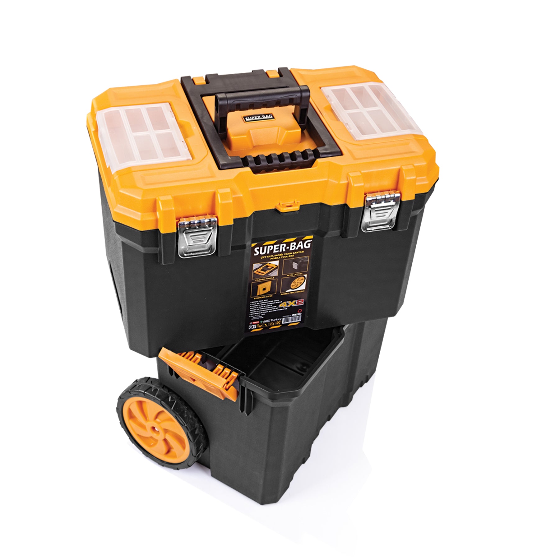 Super-Bag Çift Katlı Tekerlekli Takım Çantası (ASR-5039)