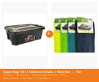 Super Bag 20 Lt Saklama Kutusu + Wikro Tank Bezi
