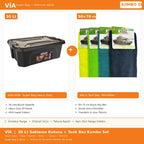 Super Bag 30 Lt  Saklama Kutusu + Wikro Tank Bez Set