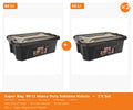 Super Bag 60 Lt Saklama Kutusu 2'li Set