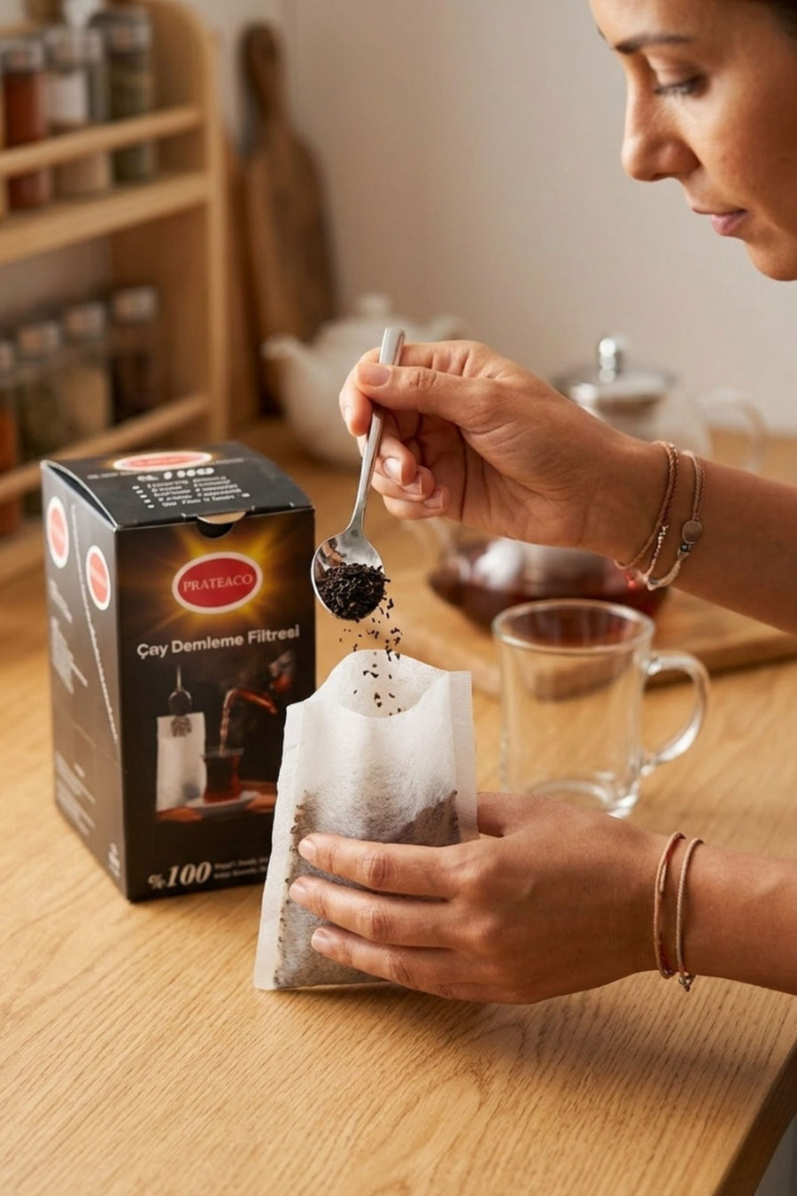 Çay Demleme Filtresi(5 kutu)