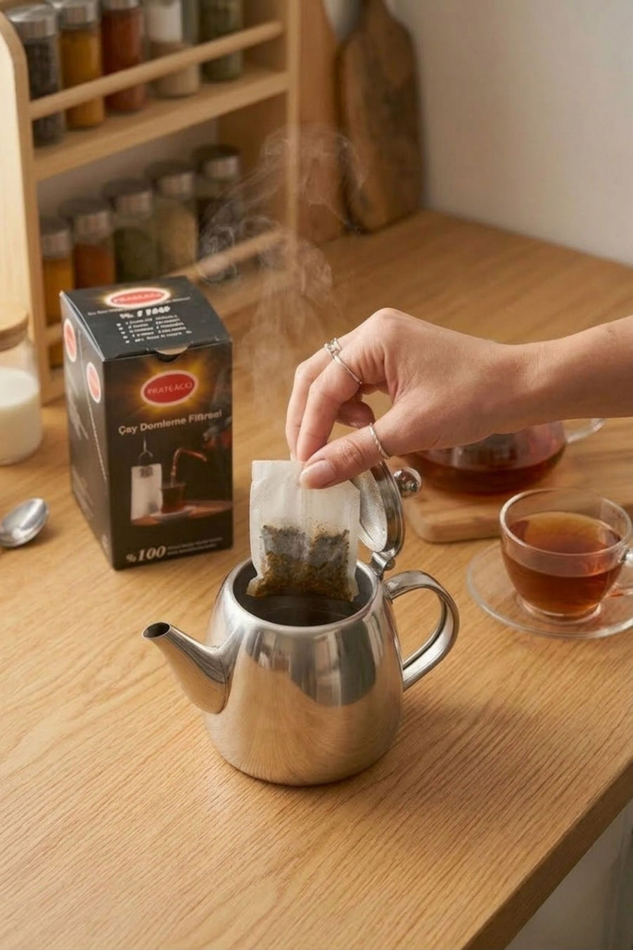 Çay Demleme Filtresi(10 kutu)