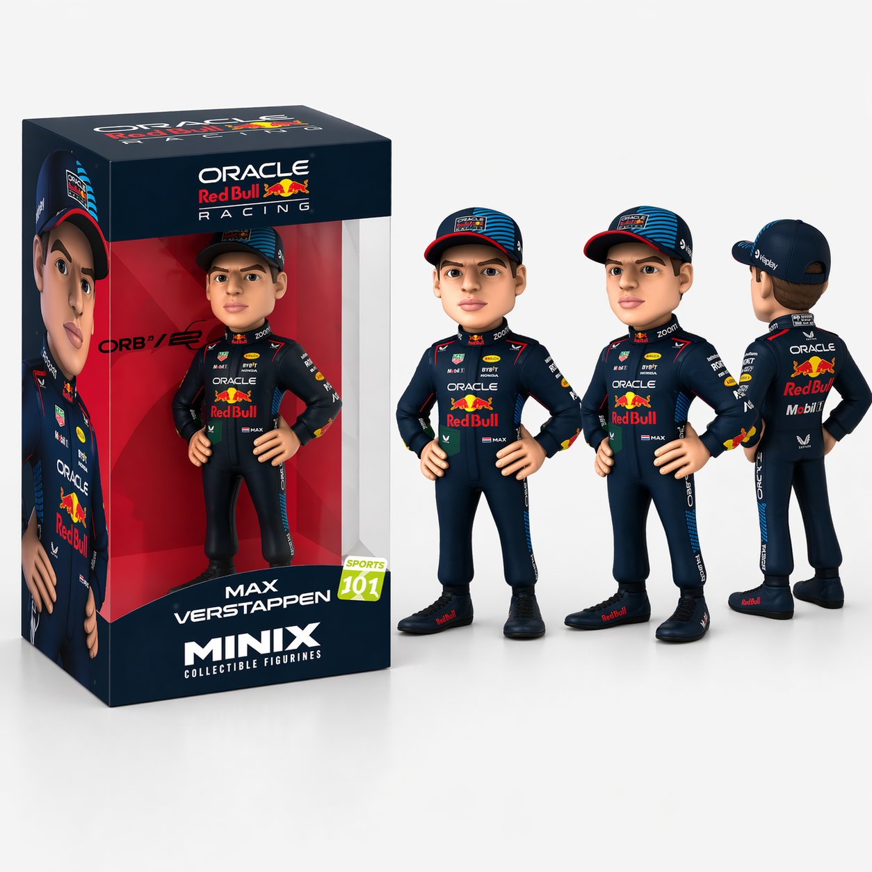 Minix Formula 1 Max Verstappen 12 cm Koleksiyon Figürü – Oracle Red Bull Racing