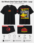 Hot Wheels Erkek Tişört Siyah T-Shirt - Large