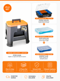 Tabure Takım Çanta + Küp Organizer + 2 Süper Organizer 4'lü Komple Set