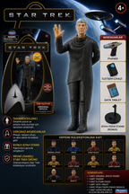 Star Trek Warp Collection Original Spock Aksiyon Figürü | Playmates Toys | Tam Hareketli Koleksiyon Figürü