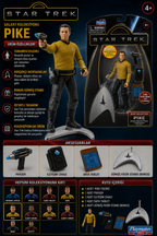 Star Trek Warp Collection Pike Aksiyon Figürü | Playmates Toys | Tam Hareketli Koleksiyon Figürü